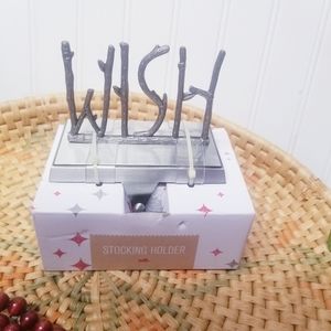NWT Macy's Wish stocking hanger